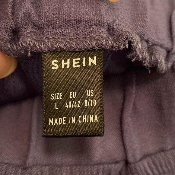 SHEIN FULL LENGTH PURPLE RAYON SKIRT-wide and flowing layered - Picture 3 of 4